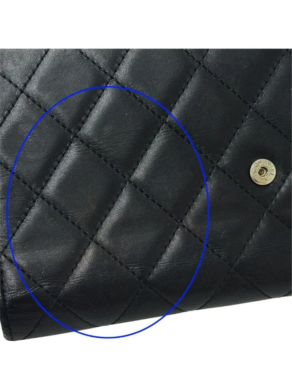 Chanel Wallet Black Pink Silver CC Logo